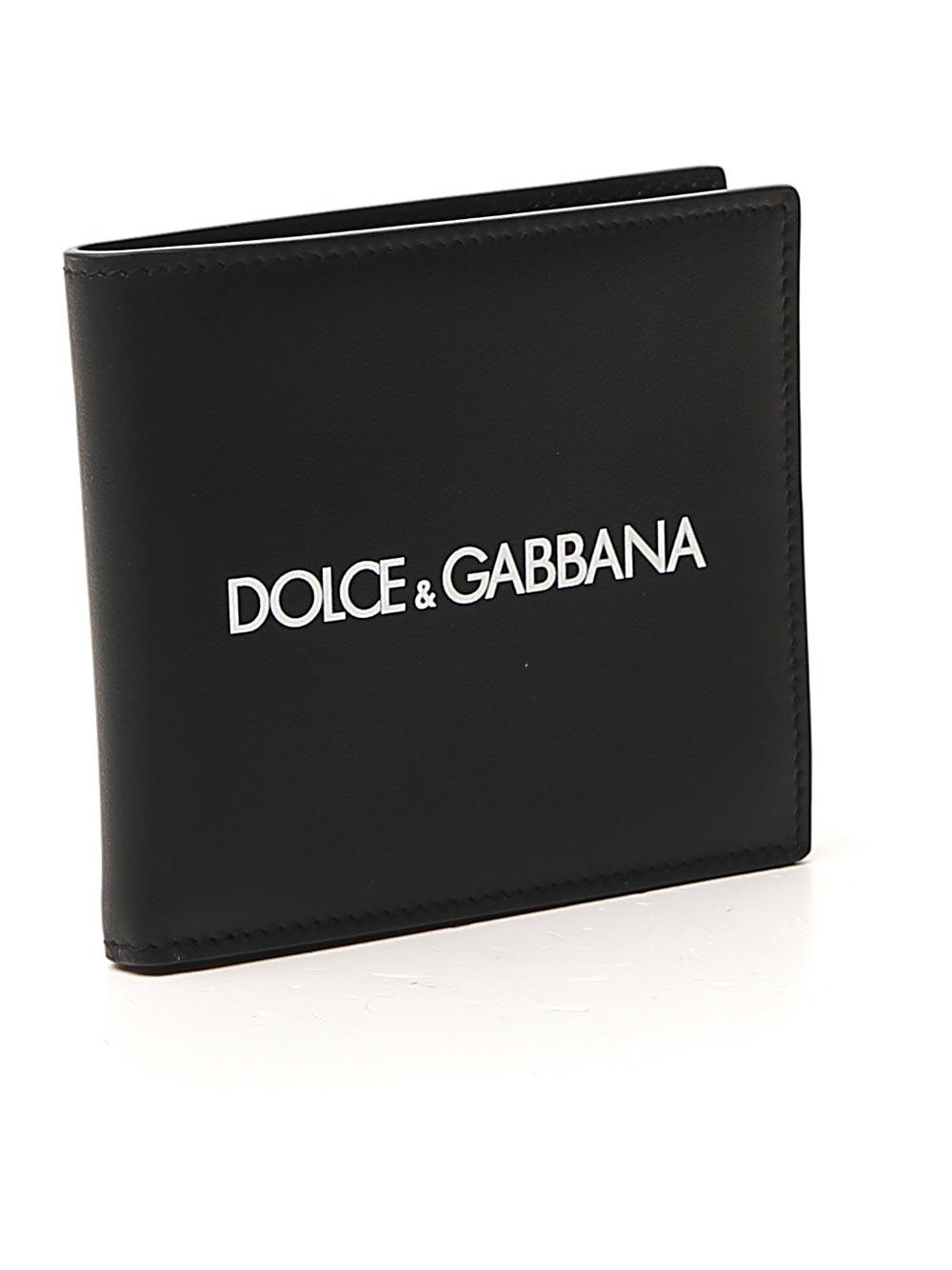 Dolce & Gabbana Black Logoed Bifold Wallet for Men - Save 24% - Lyst