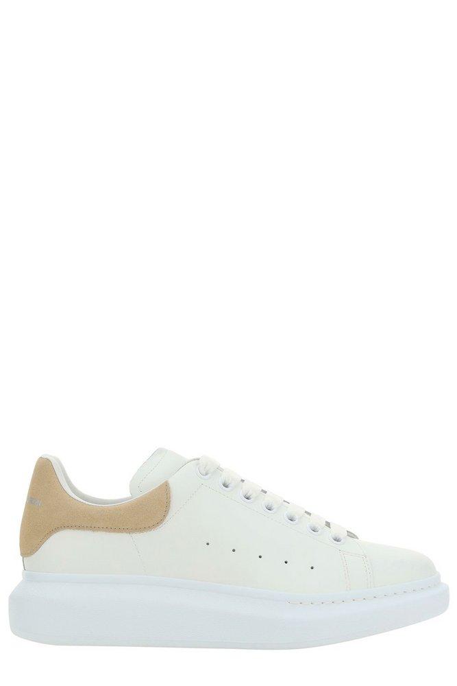 Alexander McQueen beige Oversize Sneakers in White for Men Lyst UK