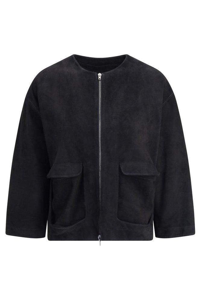 アウターその他 SALVATORE SANTORO Women Outer 47032DROSE PINK Salvatore Santoro Leather Jacket in Pink | Lyst