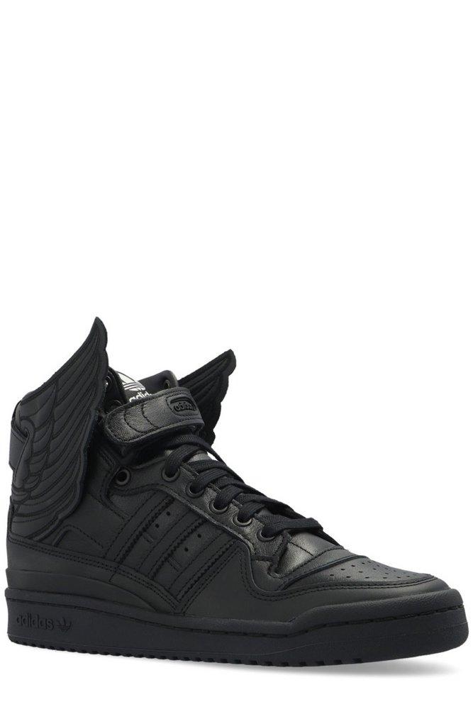 adidas Originals X Jeremy Scott Forum High-top Wings 4.0 Sneakers in Black  | Lyst