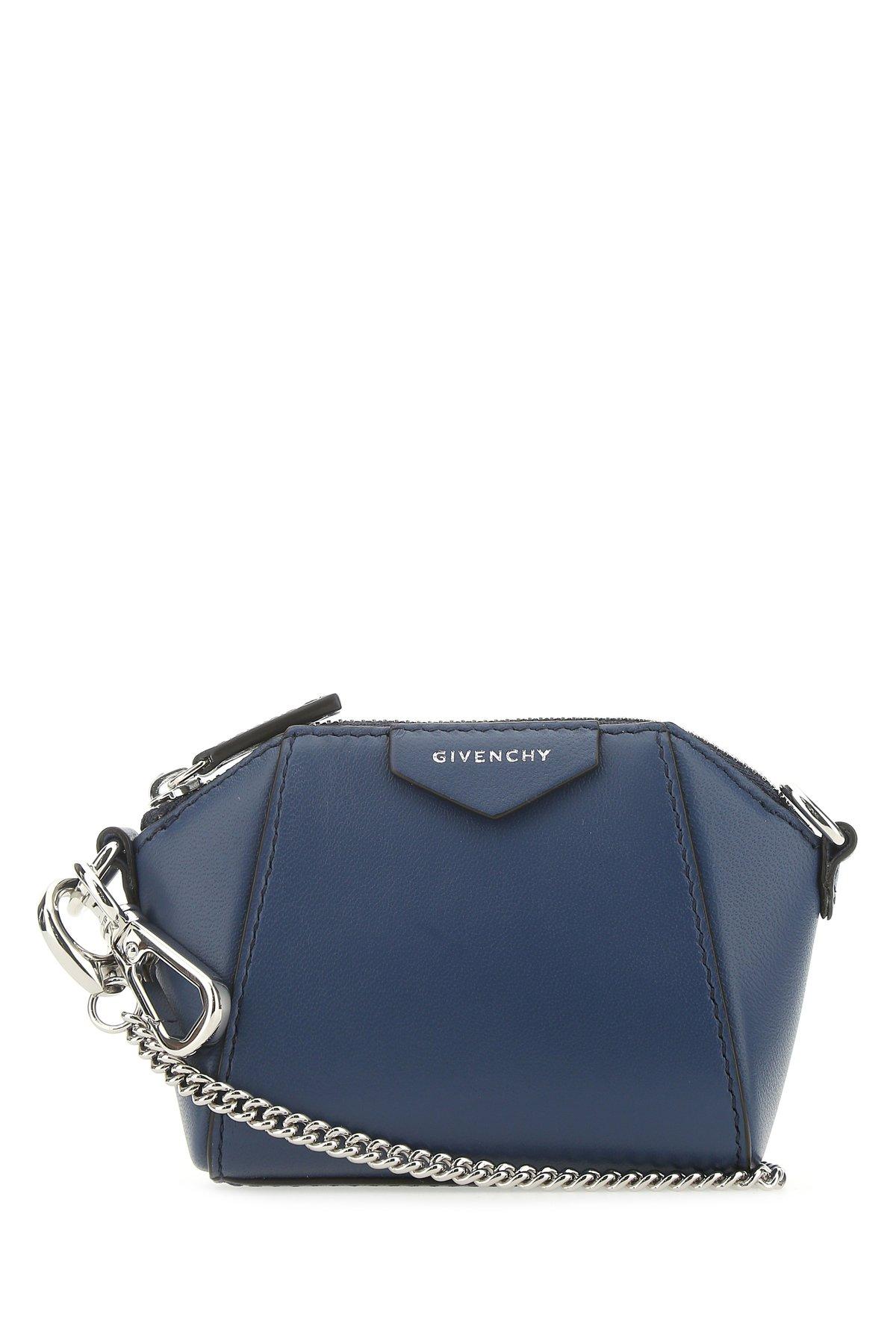 Givenchy Leather Baby Antigona Crossbody Bag in Blue Lyst