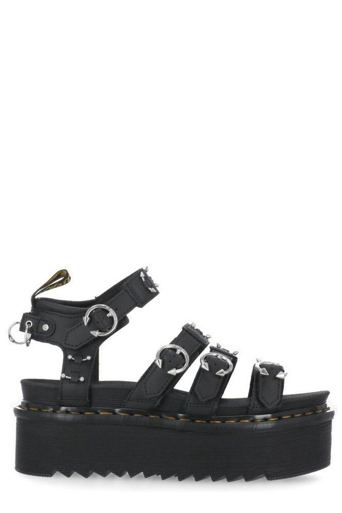 Dr. Martens Blaire Piercing Open-Toe Sandals in Black | Lyst