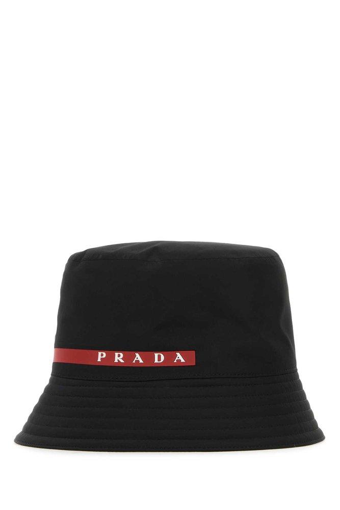 Prada bucket discount hat red logo