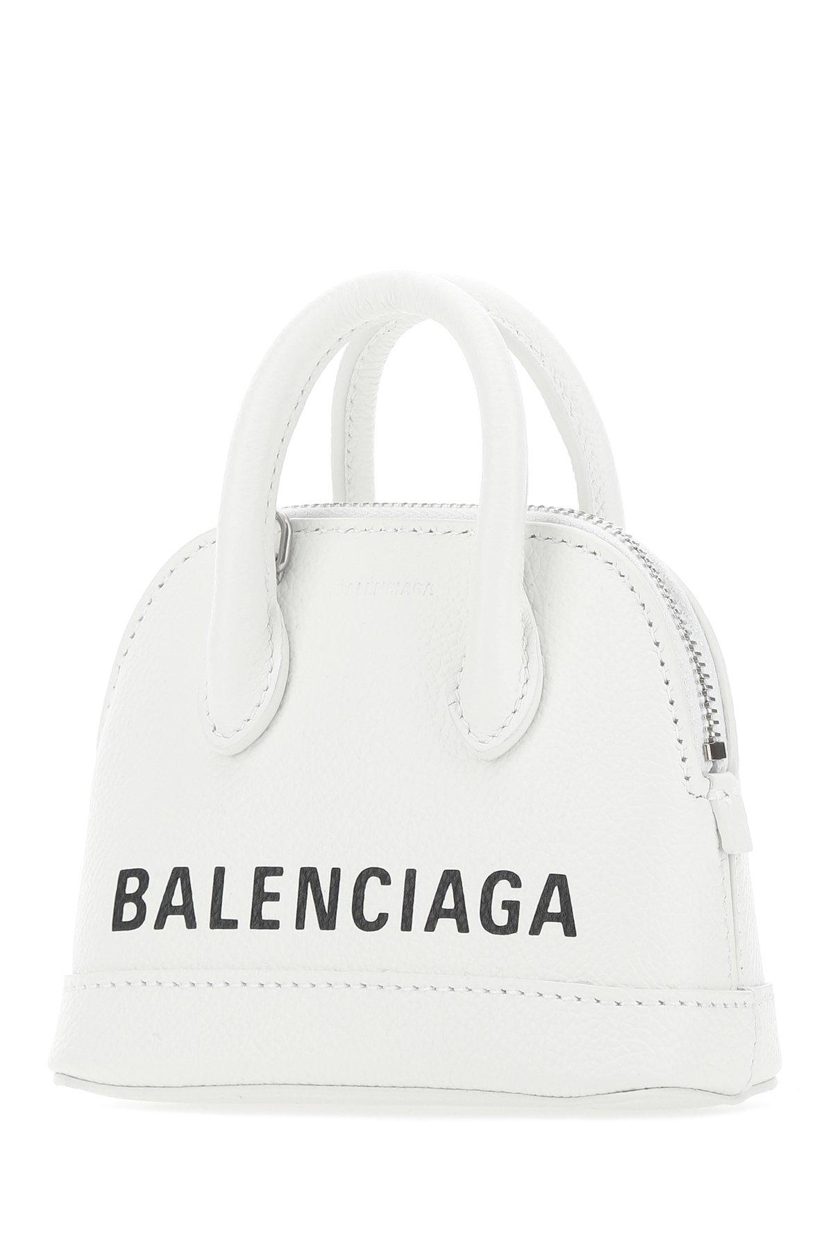 Balenciaga Ville Xxs Top Handle Bag in White | Lyst UK