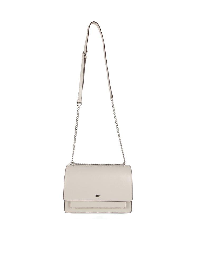 DKNY Logo Lettering Crossbody Bag in White | Lyst