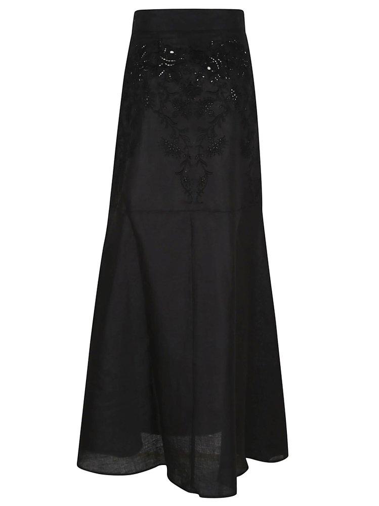 Ermanno Scervino Long Skirt in Black | Lyst Canada