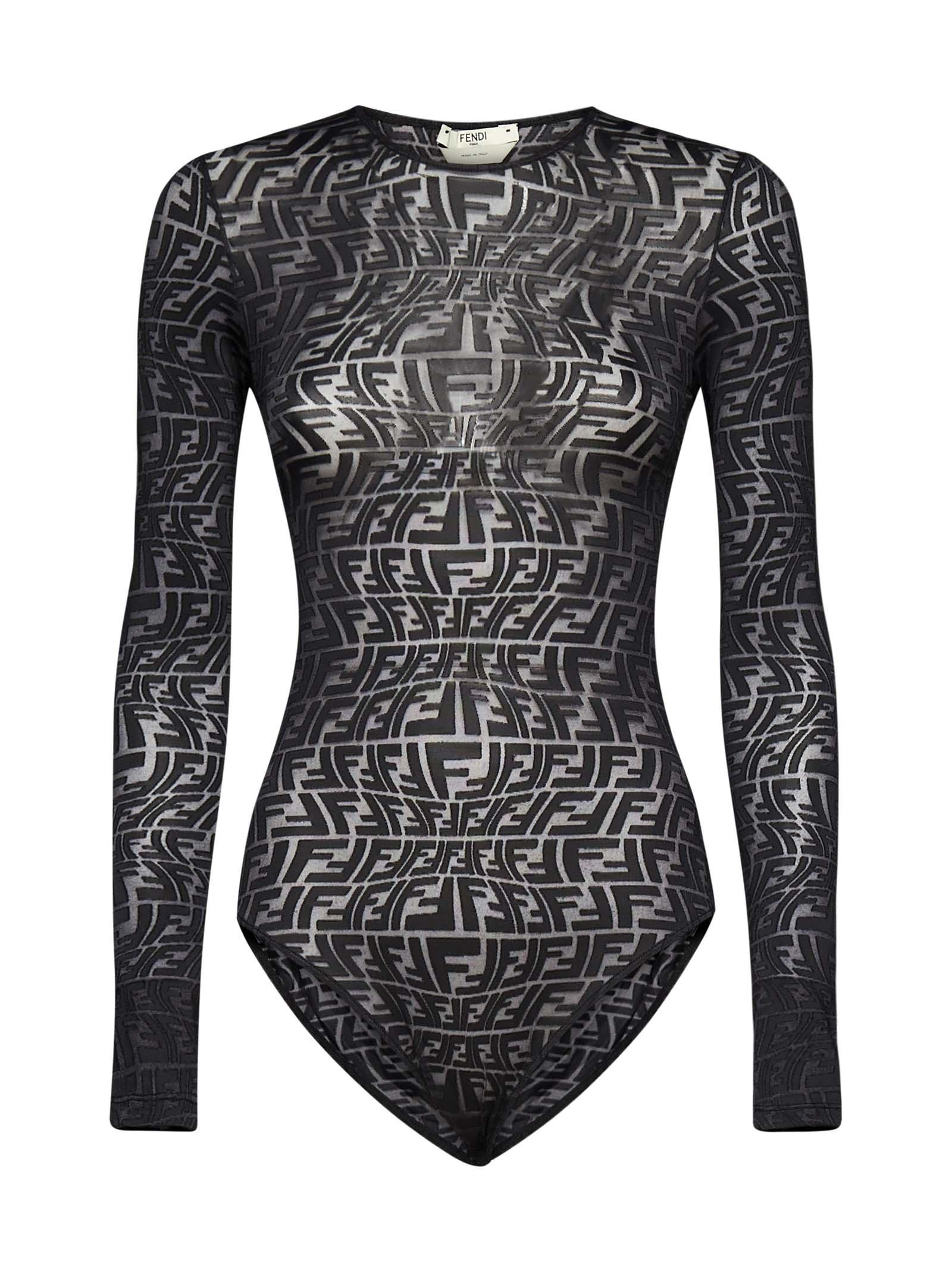 Fendi Ff Vertigo Body With Print in Black | Lyst
