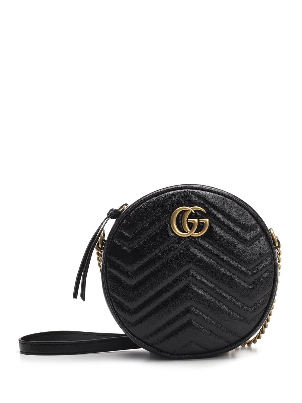 black gg purse