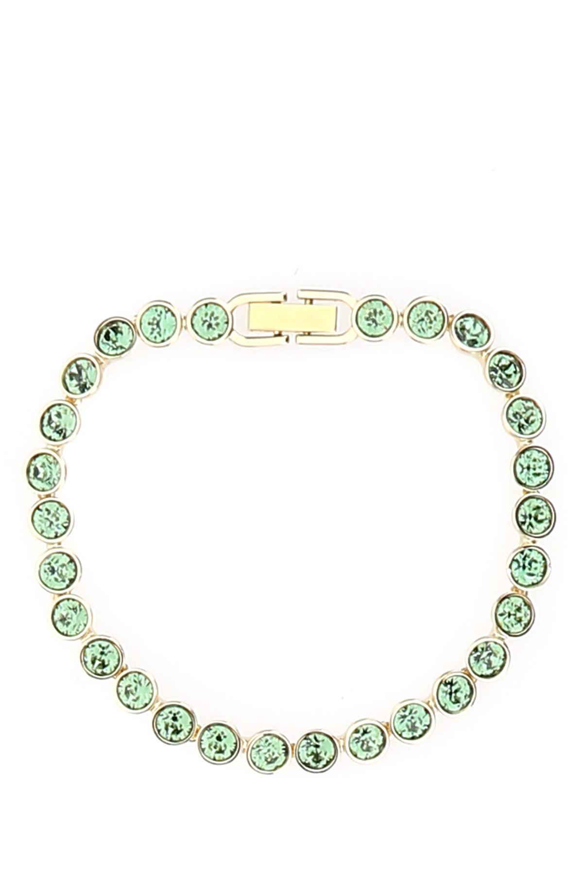 Swarovski Tennis Bracelet in Green - Lyst