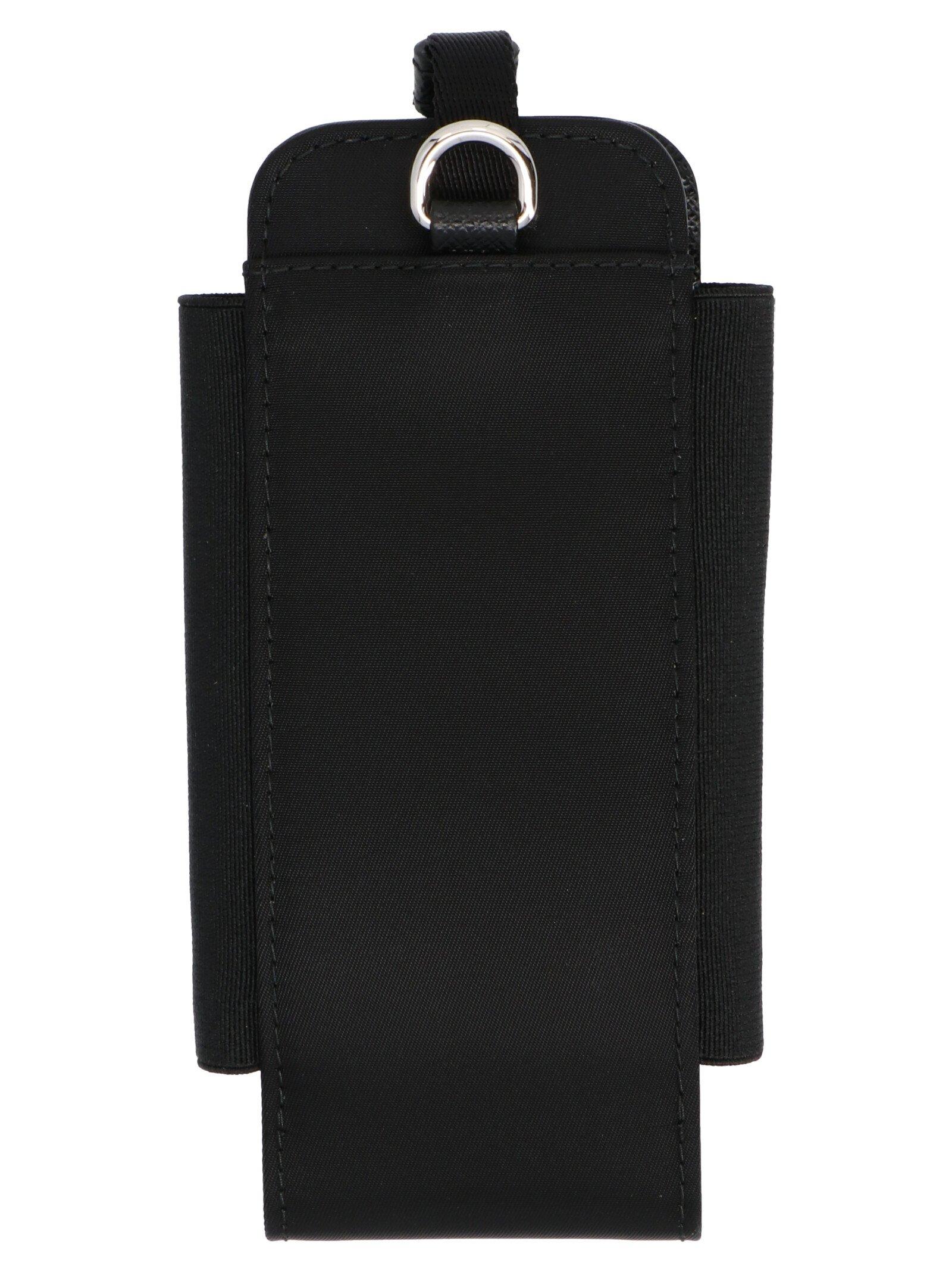 loulou airpods holder micro bag in matelassé y leather