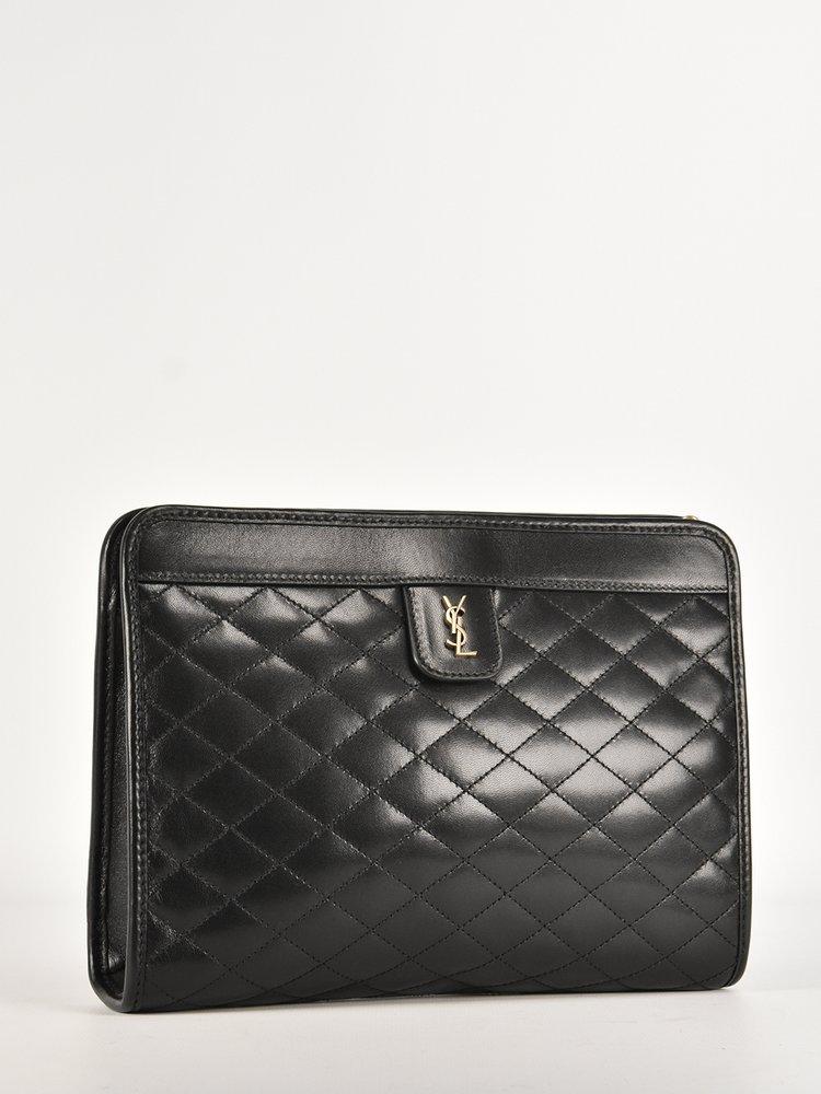 Saint Laurent Classic Monogram Quilted Baby Shoulder Bag with