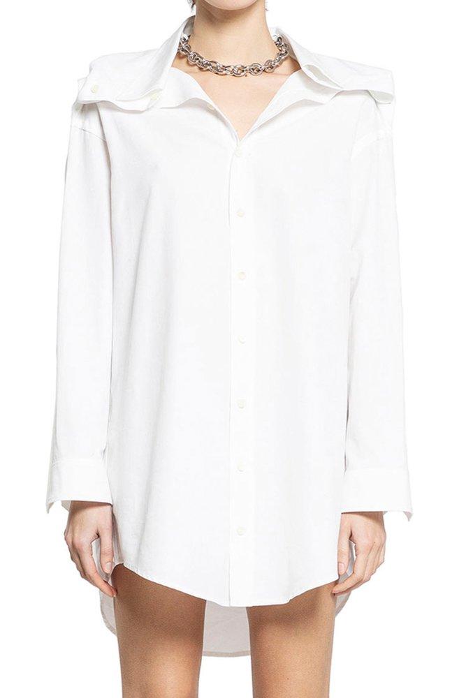Tシャツ・カットソー Y PROJECT White oxford shirt dress Y. Project Shirt Dresses for Women | Lyst