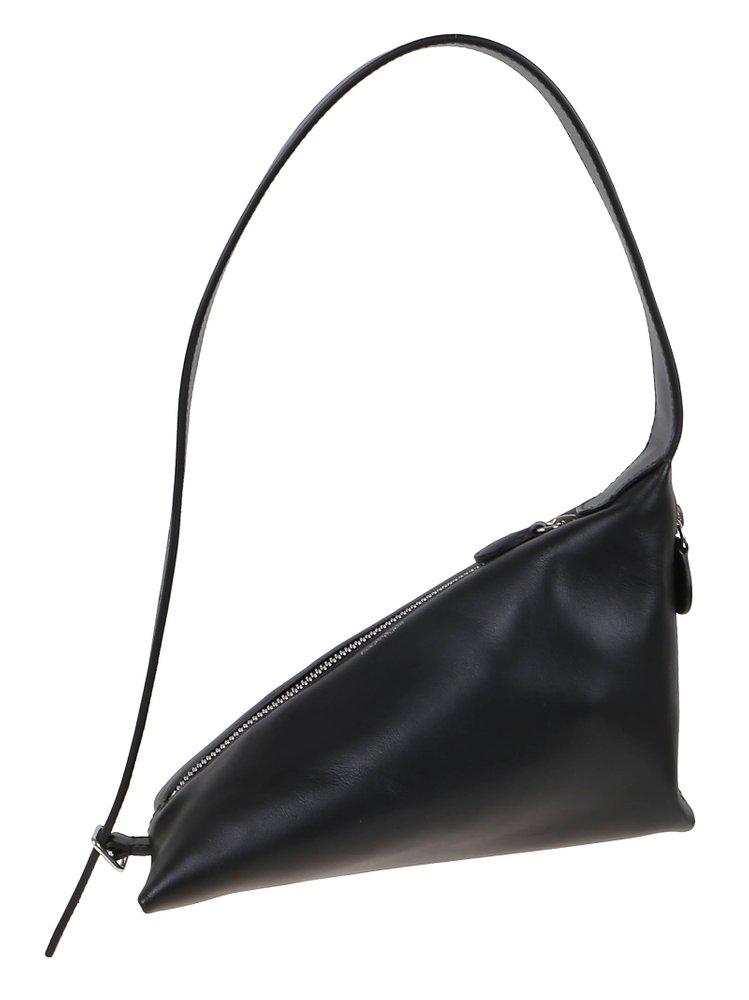 Courreges, Bags, Courreges Mini Loop Bag In Black Leather Black Female