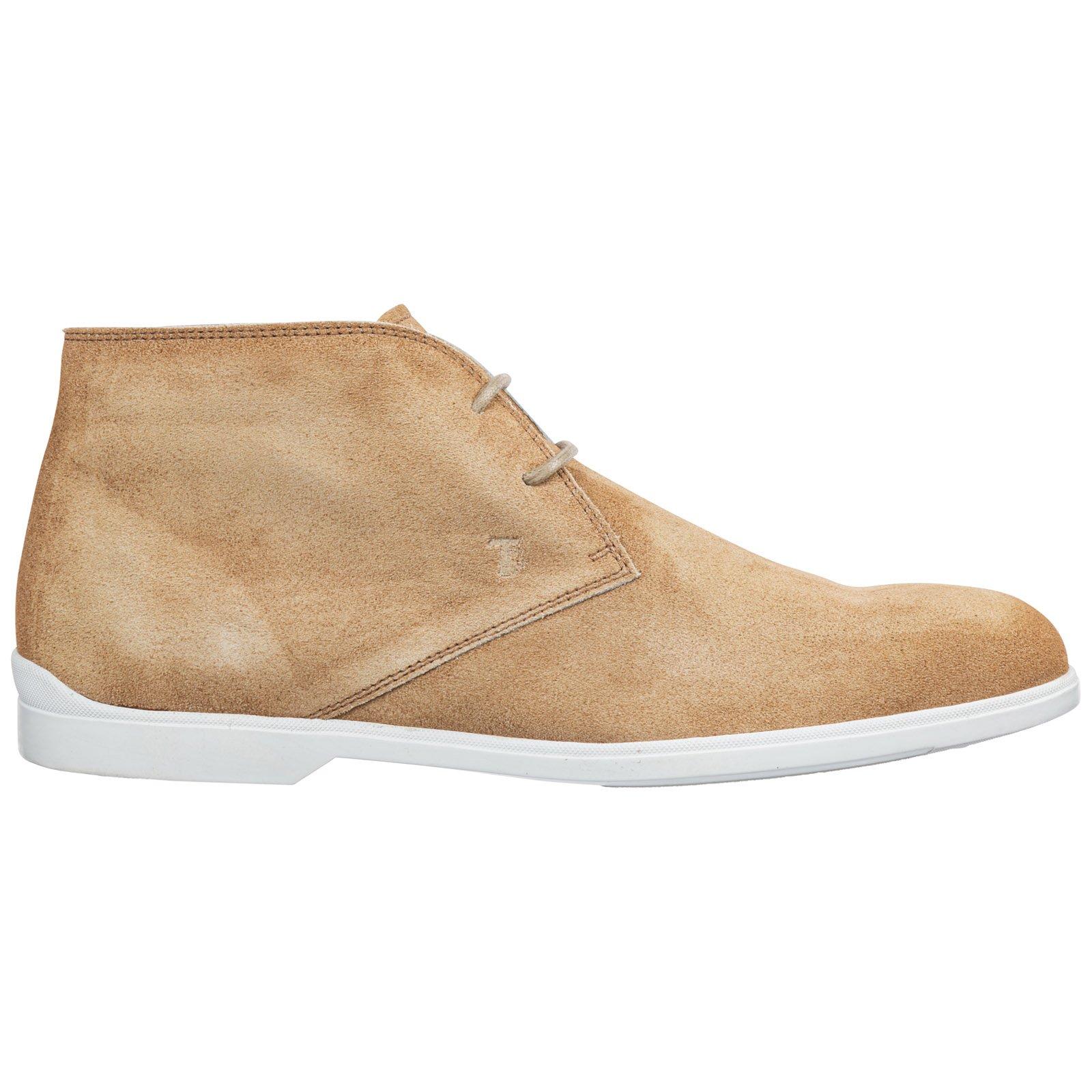 Tod's Suede Desert Ankle Boots in Beige (Natural) for Men - Lyst