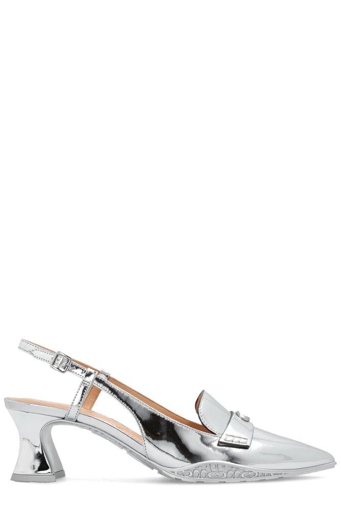 COACH Nikola Slingback Pumps in White Lyst
