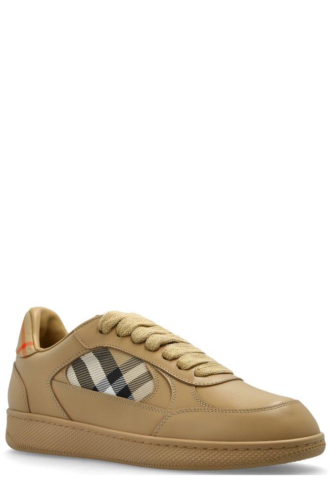 【関税負担】 BURBERRY LOW TOP SNEAKERS Burberry Men's Logo Detail Cotton Black Low Top Sneakers