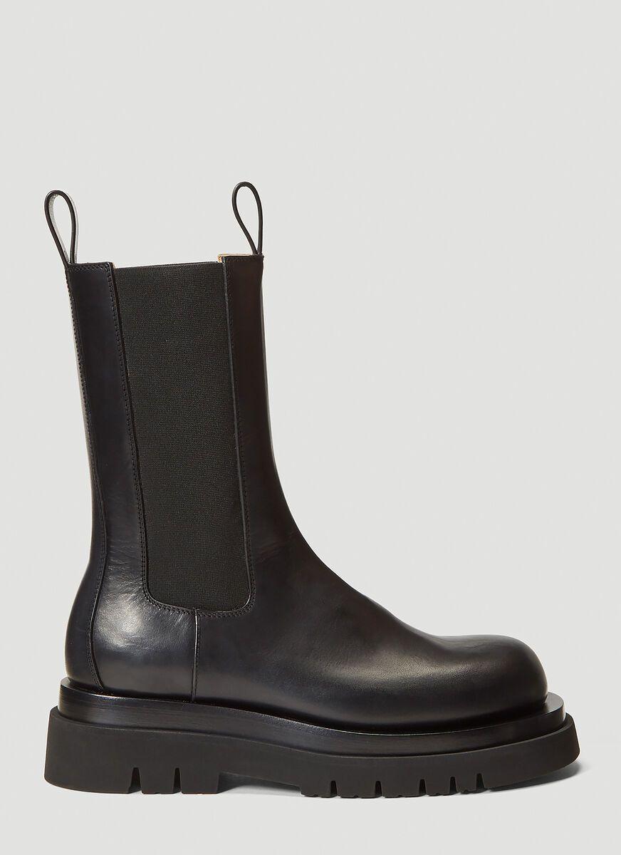 biker boots bottega veneta