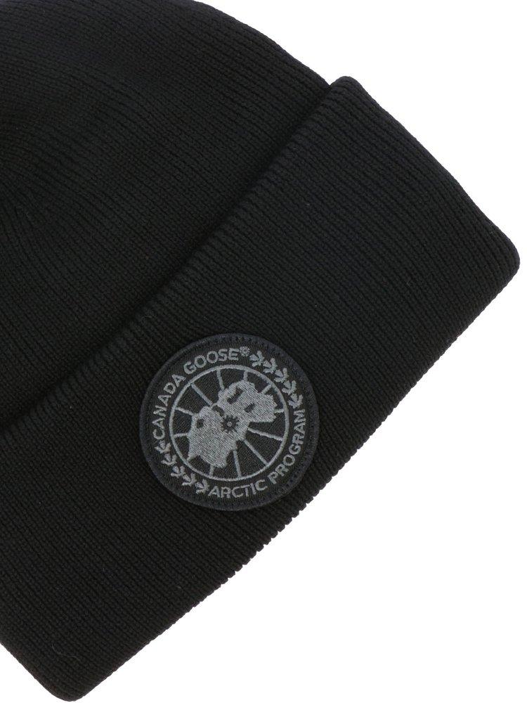 Canada goose black hat new arrivals