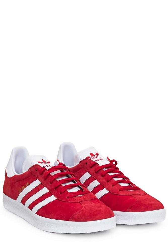 adidas Originals Lace Up Trainers in Red | Lyst