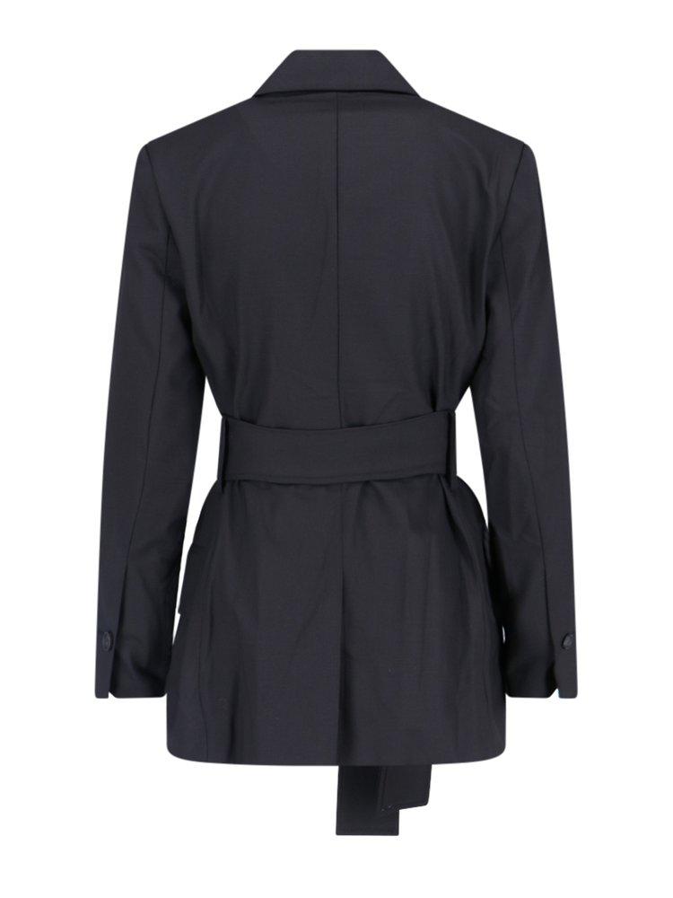 ボトムスその他 Eudon Choi Black Double-Breasted Blazer Eudon Choi double-breasted blazer - Black | EC23PF2J002BBLACK