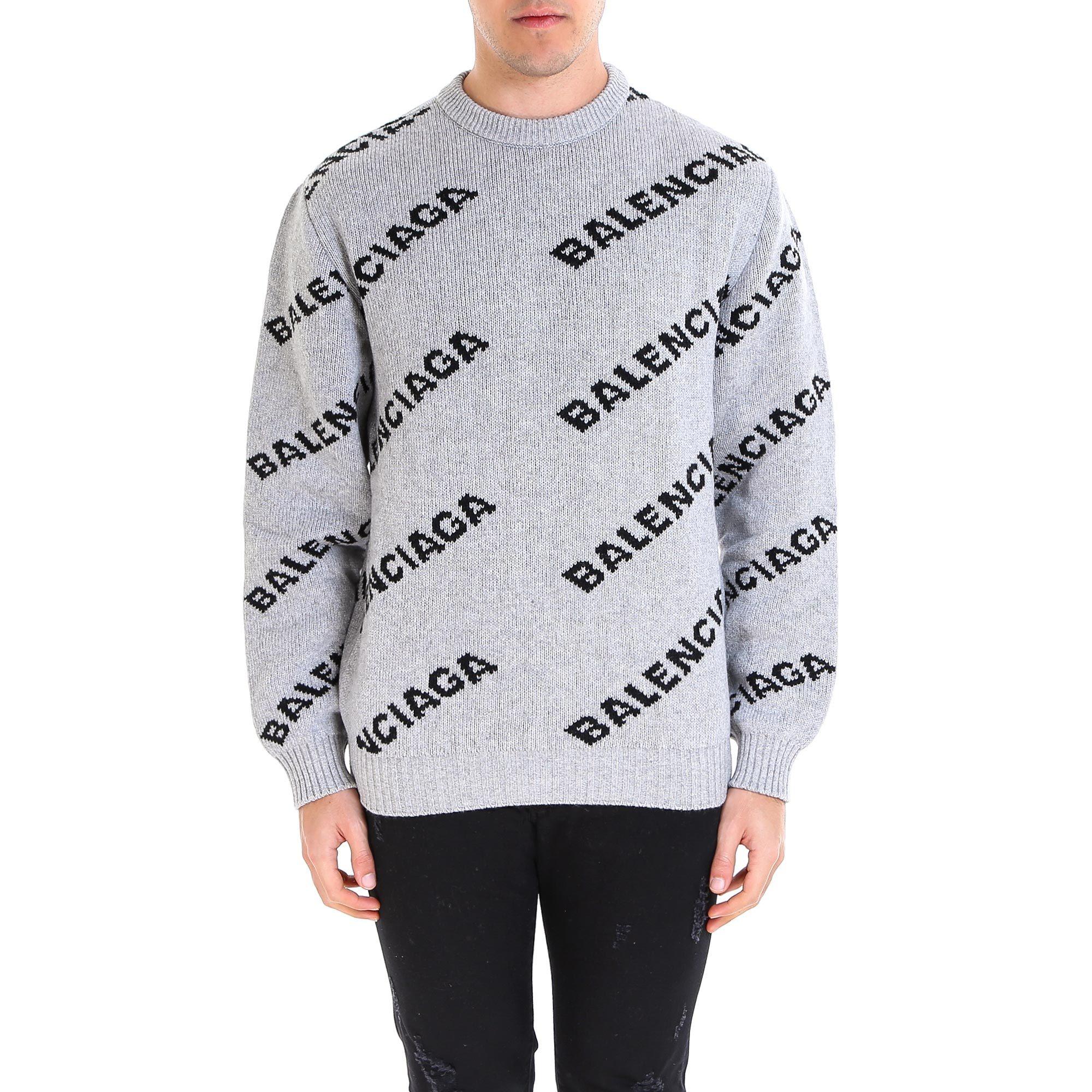 balenciaga grey sweater