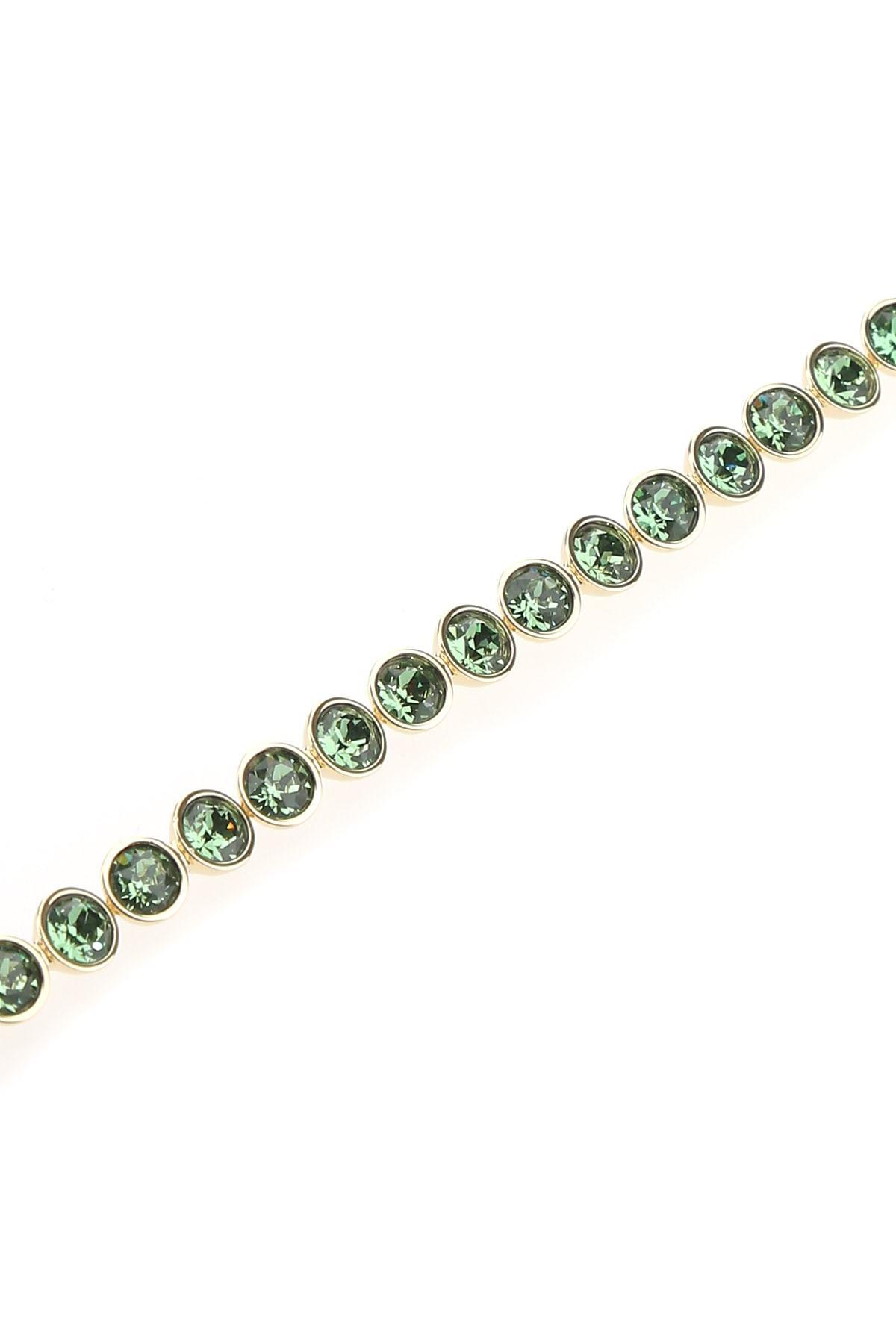 Buy Swarovski Crystal Bracelet French Knit Sterling Silver Online in India  - Etsy