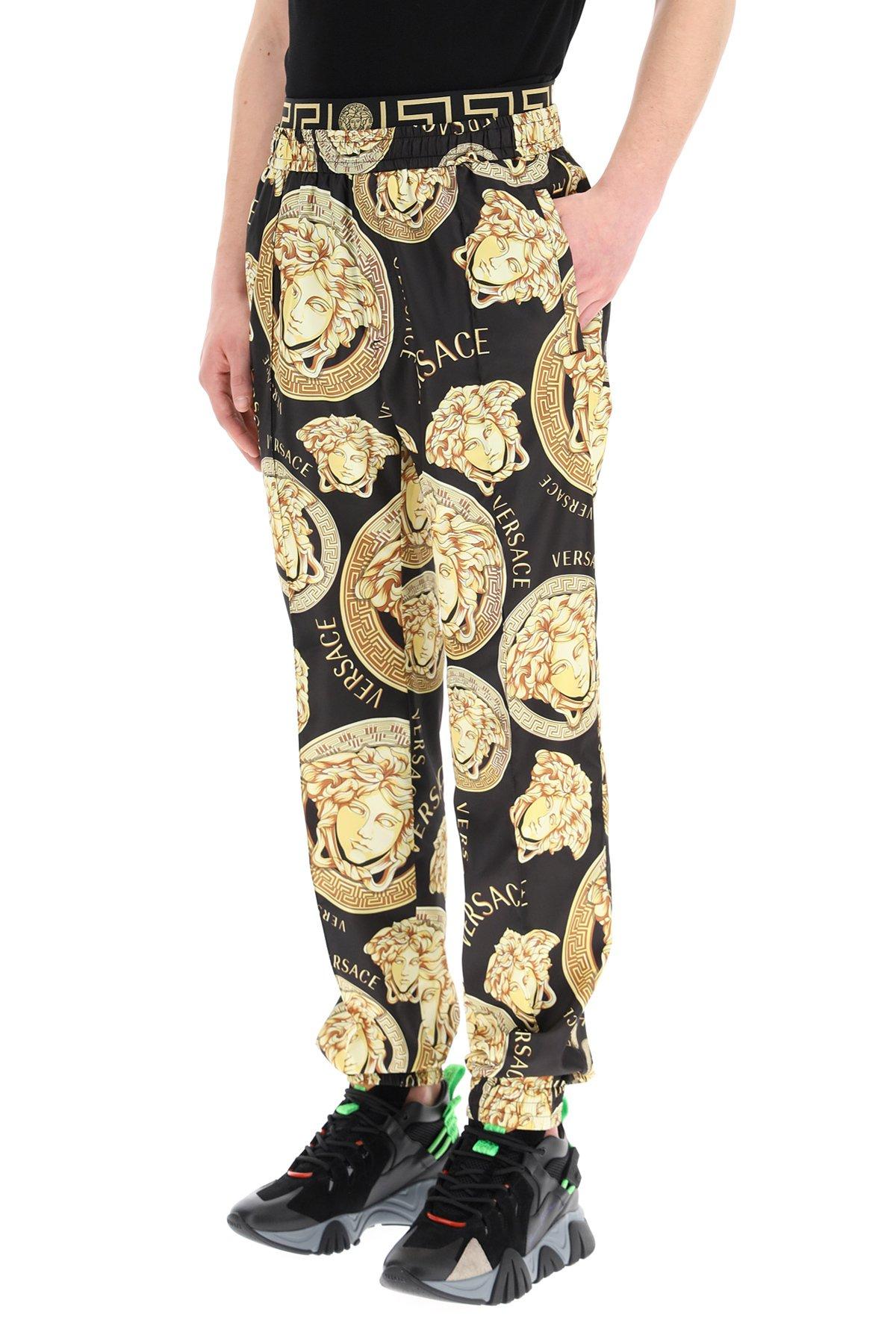 Versace Amplified Medusa Print Trousers 