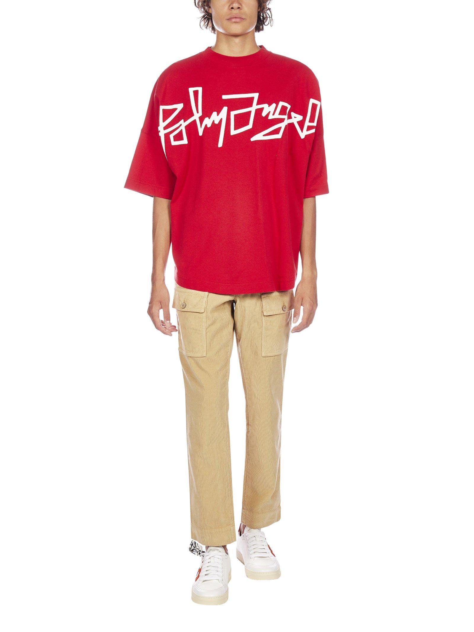 Palm Angels Cotton Desert Logo T-shirt 