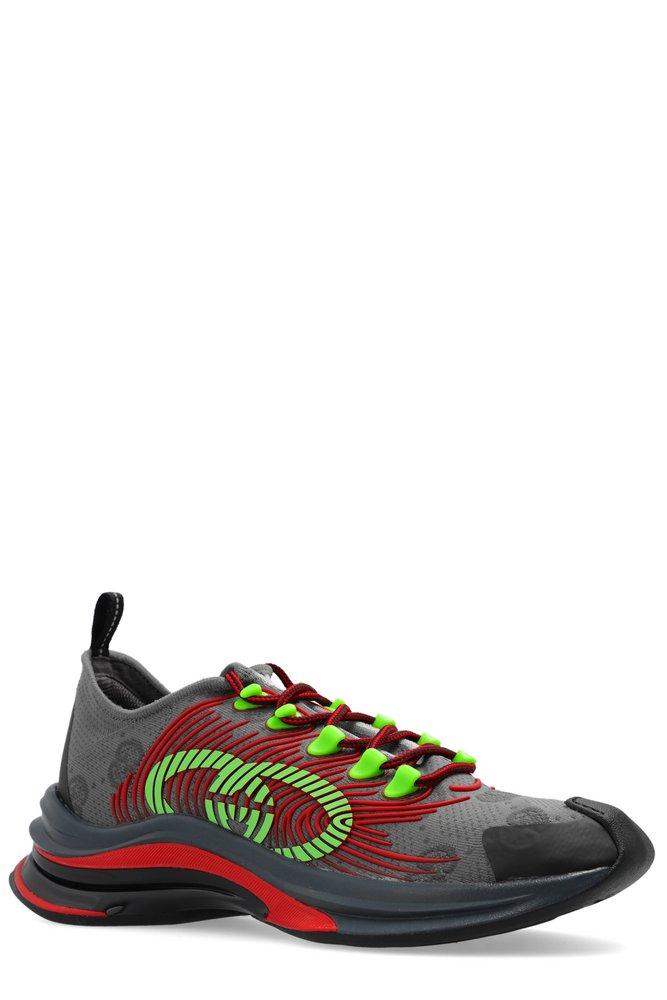 buy shop store Gucci Men s Green Run Lace up Sneakers www