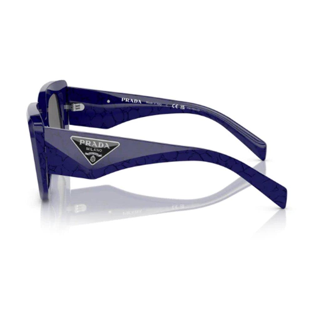 Prada Eyewear colour-block square-frame Glasses - Farfetch