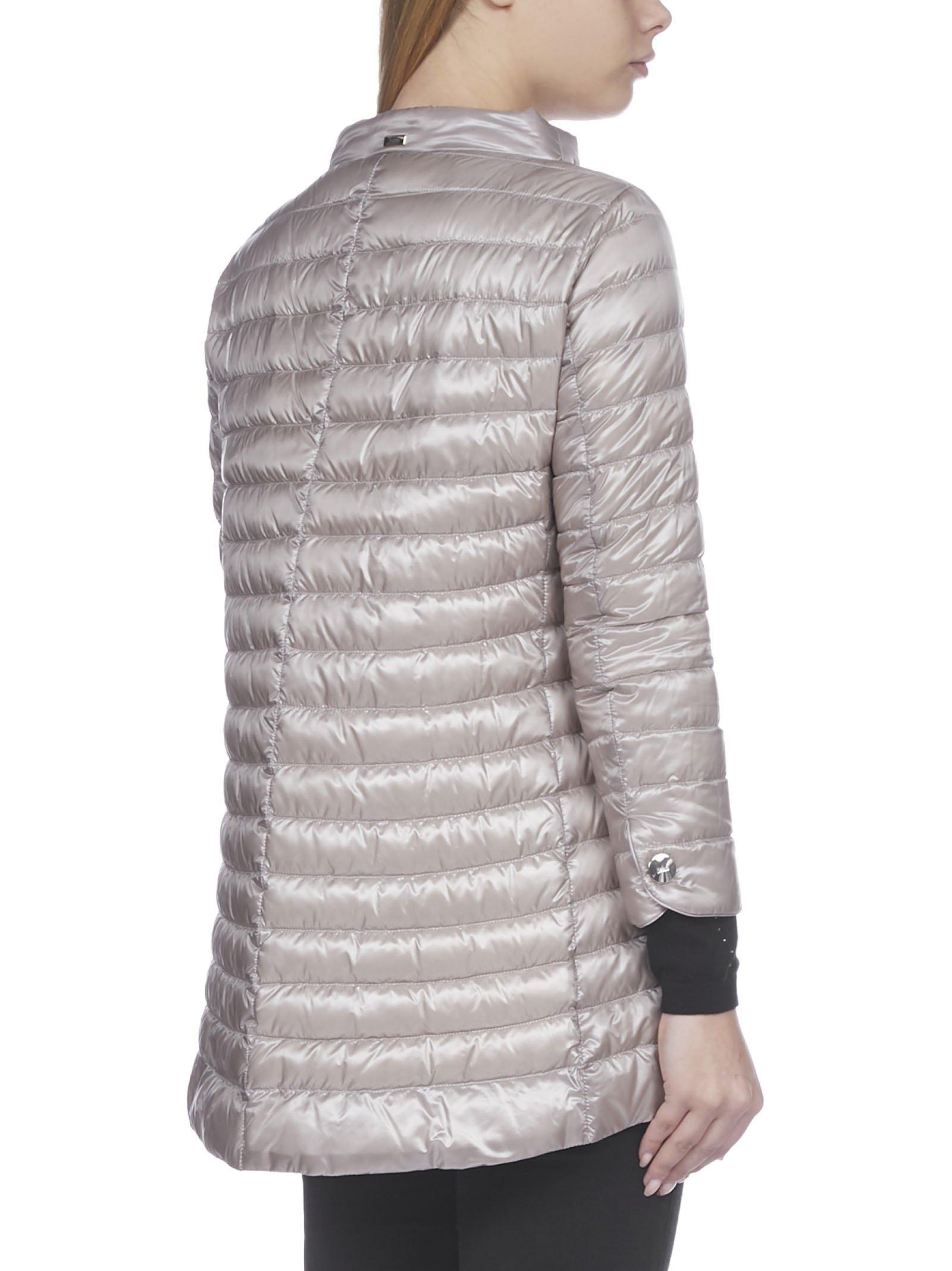 Herno Synthetic Ultralight Down Jacket in Silver (Metallic) Lyst