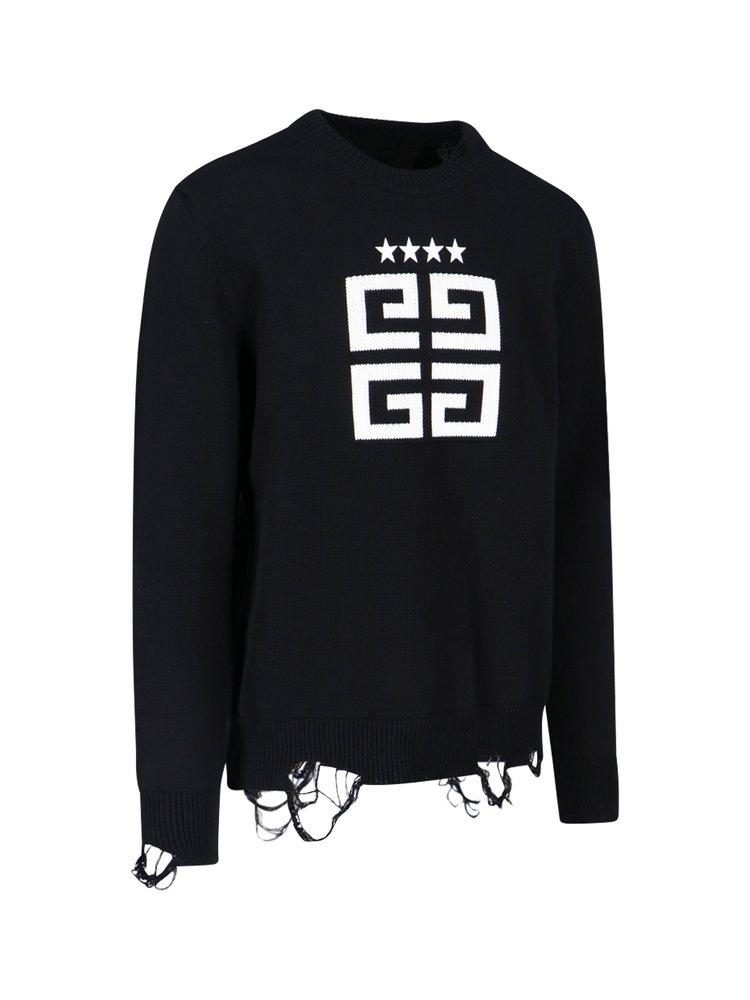 Givenchy 4G Stars Sweater in Black for Men Lyst UK