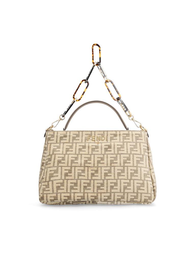 Fendi O'lock Zip Shoulder Bag in Metallic Lyst