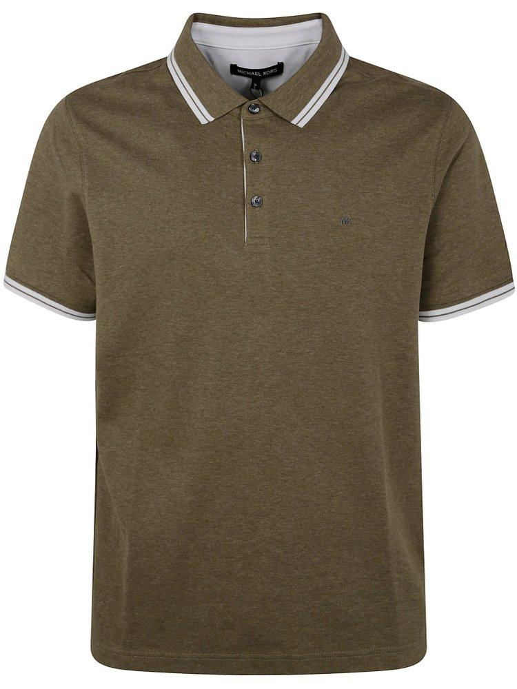 Michael kors shirts mens olive discount