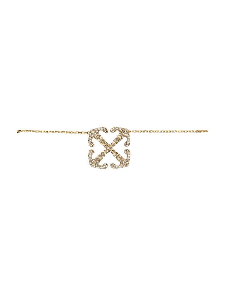 Off-White c/o Virgil Abloh Arrow Chained Jewelry Gold in Metallic