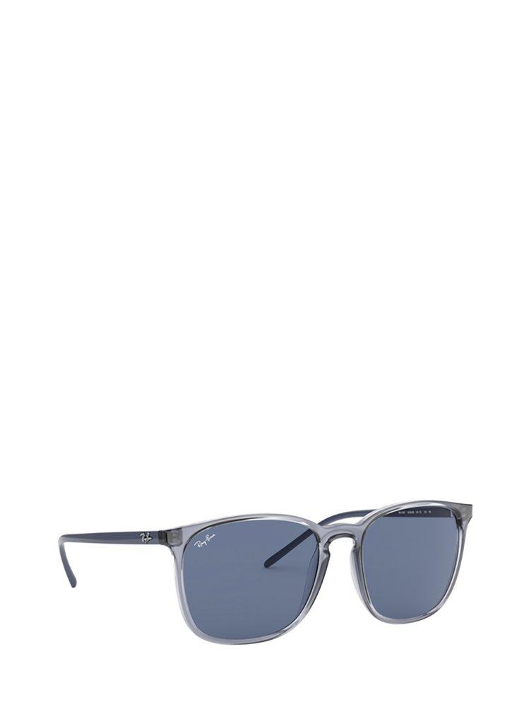 Ray-Ban Square Frame Sunglasses in Blue | Lyst