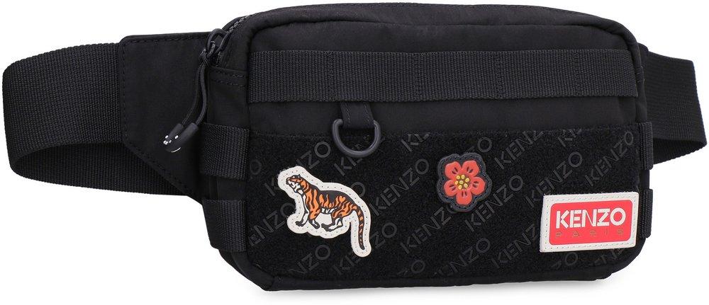 KENZO Jungle Patch Zipped Belt Bag in Black for Men | Lyst KENZO Jungle Patch Zipped Belt Bag in Black for Men | Lyst