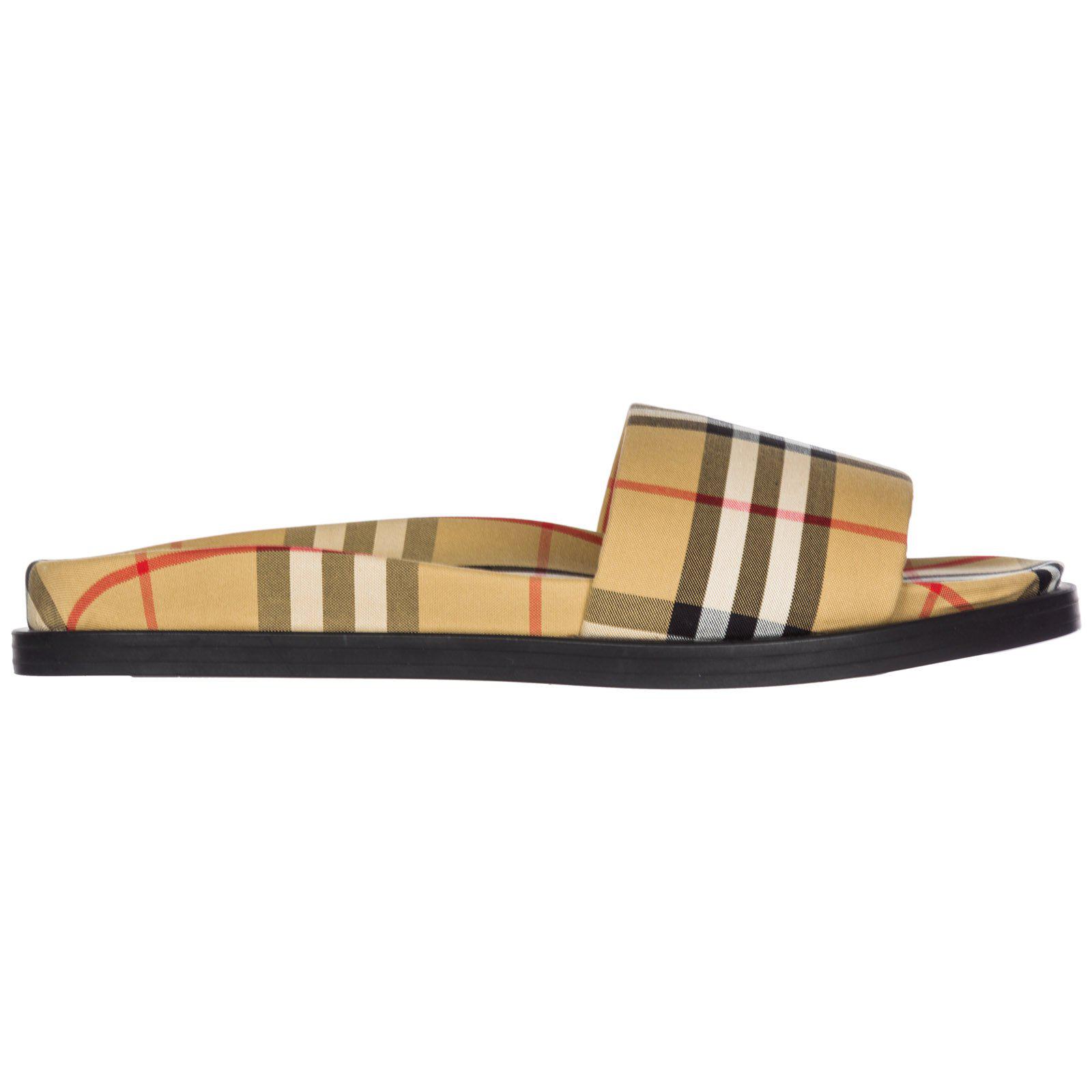 burberry slides on sale