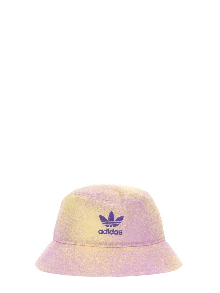 adidas Originals Cotton Bucket Hat With Logo in Pink | Lyst