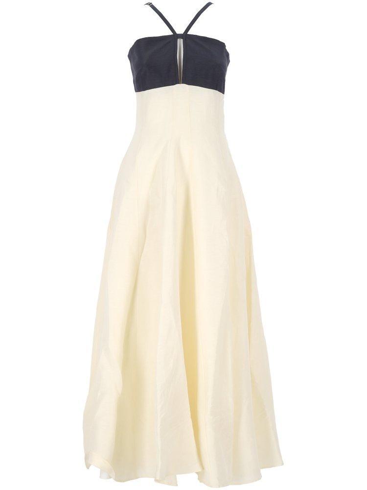 ワンピース RAQUEL DINIZ BAHIA LONG DRESS IN LINEN AND SILK Raquel Diniz Long And Linen And Silk Dress in White | Lyst