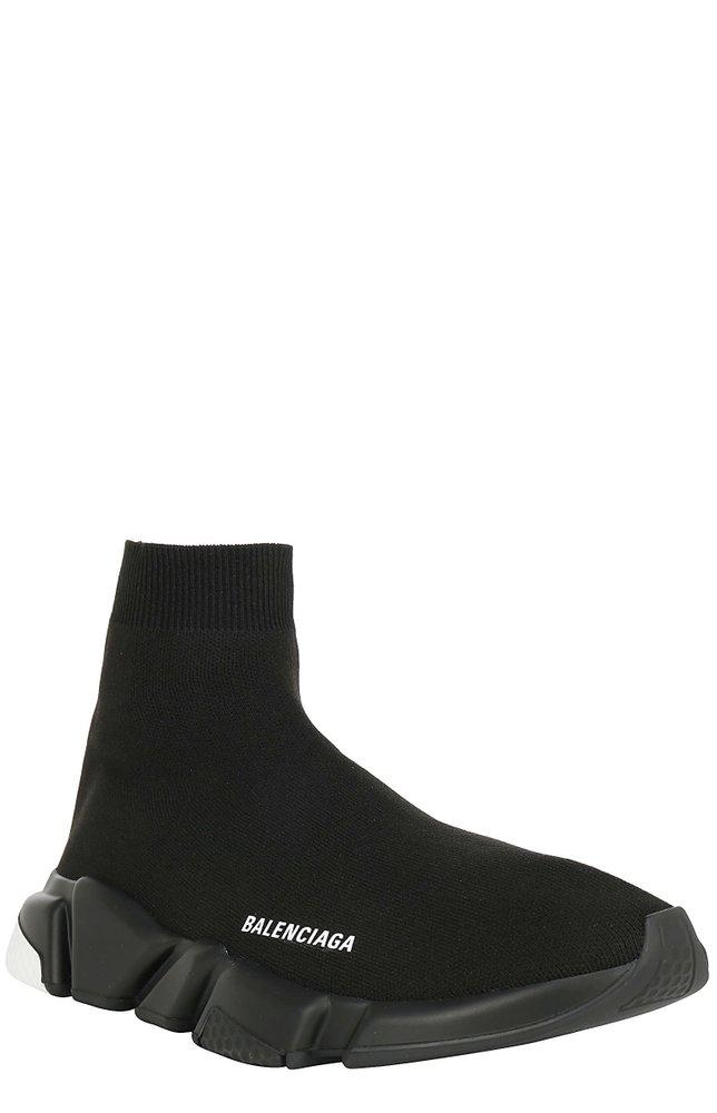Balenciaga Speed Sock Sneakers in Black for Men Lyst