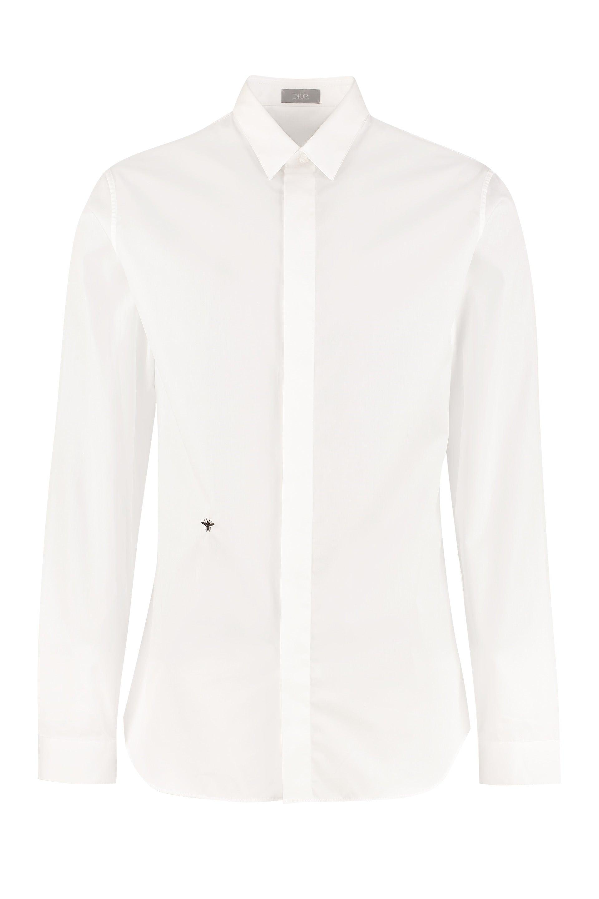 Dior Cotton Bee Embroidered Shirt in 