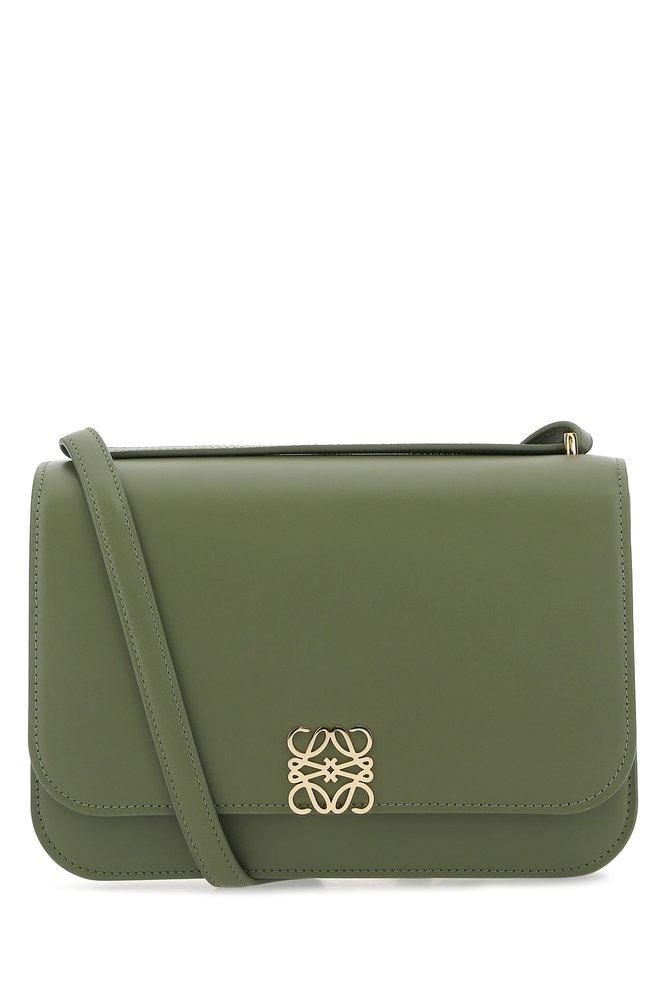 Loewe Goya Foldover Crossbody Bag in Green Lyst