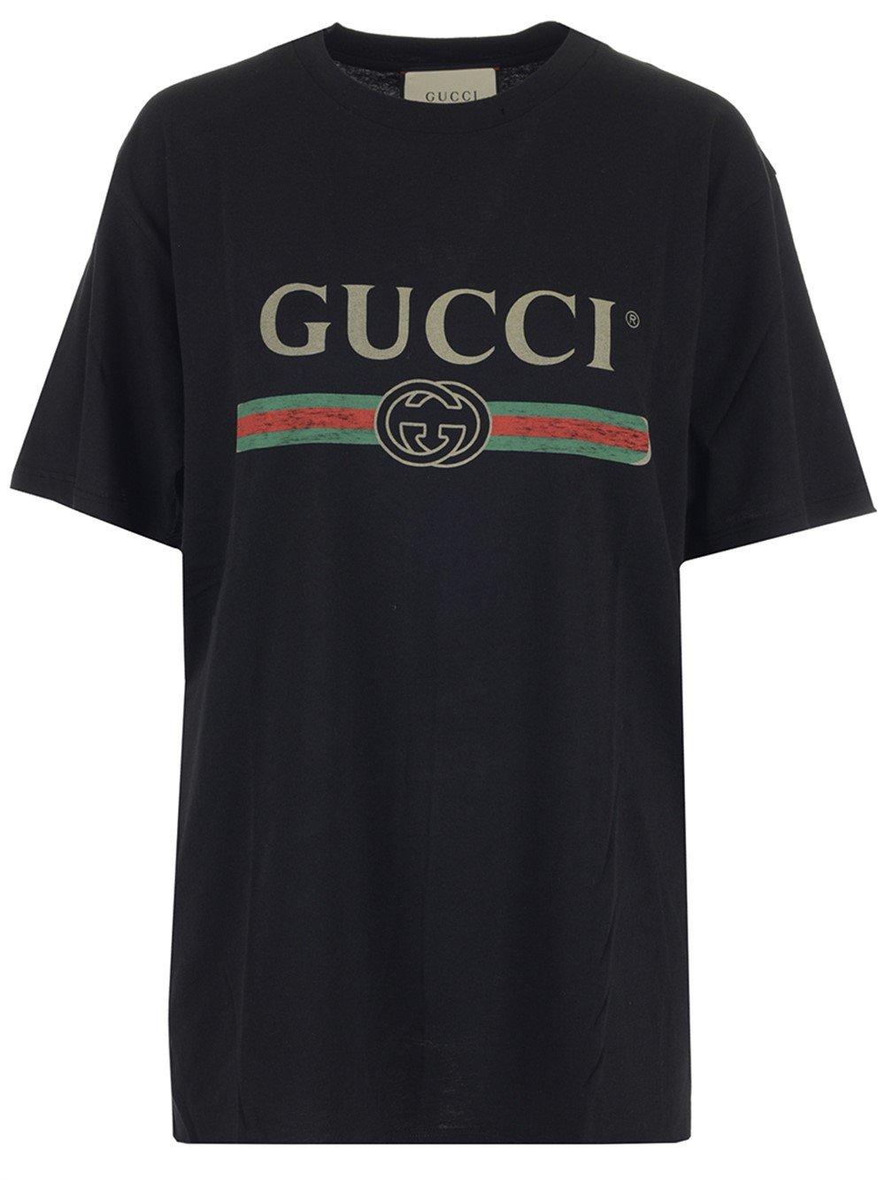 Gucci Cotton T-shirt in Black - Save 40% - Lyst