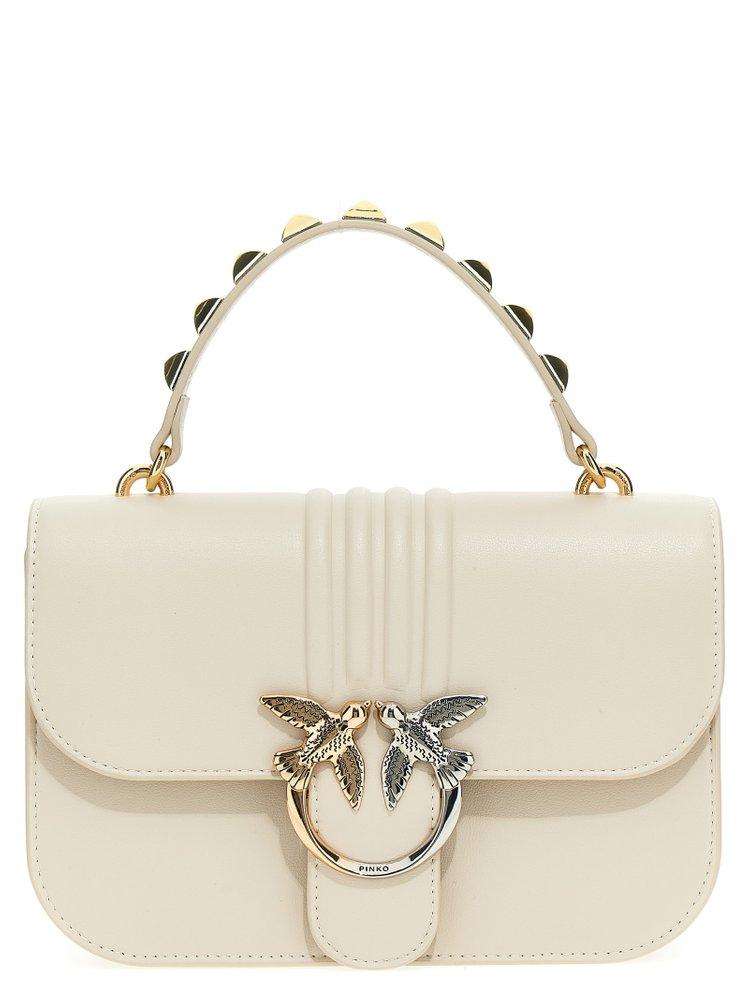 Pinko Love Bag Bell In Leather in Natural | Lyst