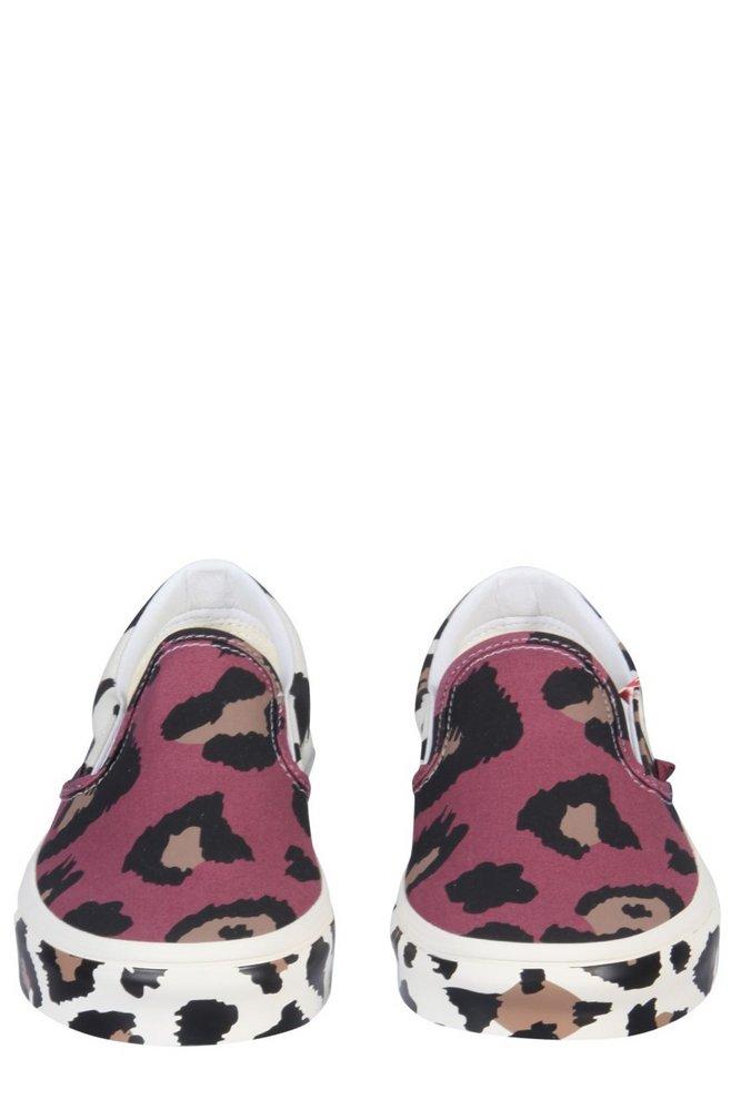 Vans Allover Leopard Printed Slip-on Sneakers for Men | Lyst