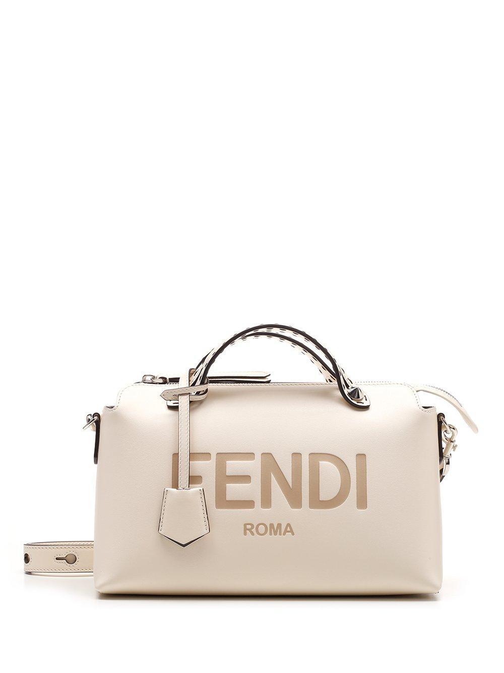 Fendi Leather By The Way Medium Boston Bag in White - Save 14% - Lyst