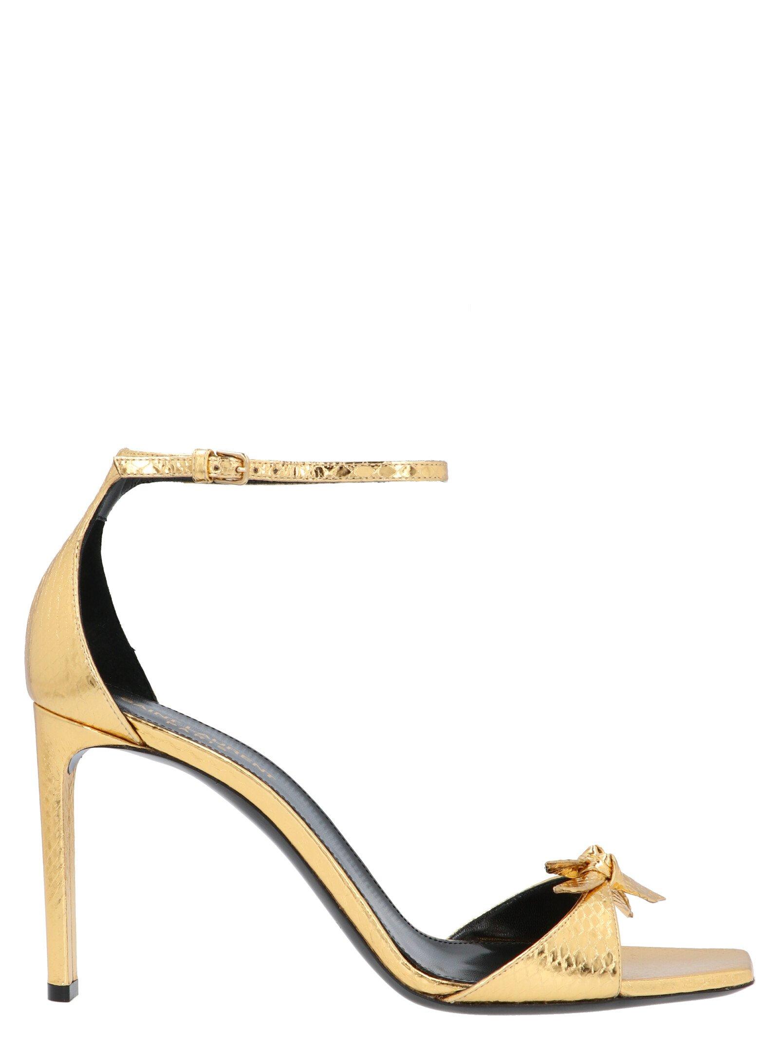 Saint Laurent Leather Bea Bow Details 