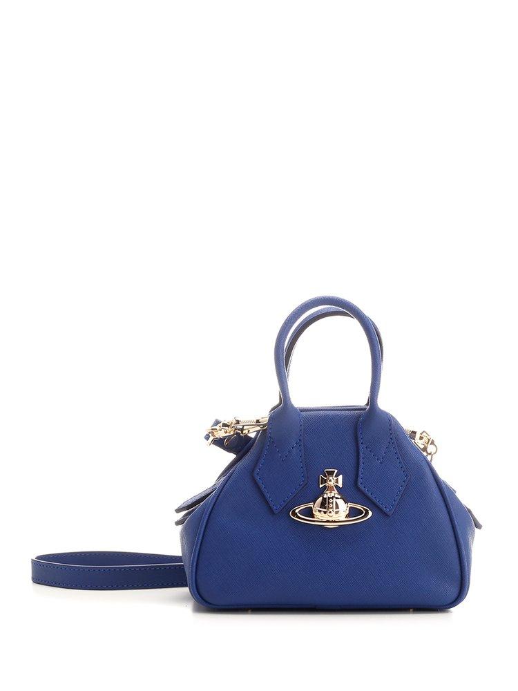 Vivienne Westwood Orb Plaque Mini Tote Bag in Blue | Lyst Canada