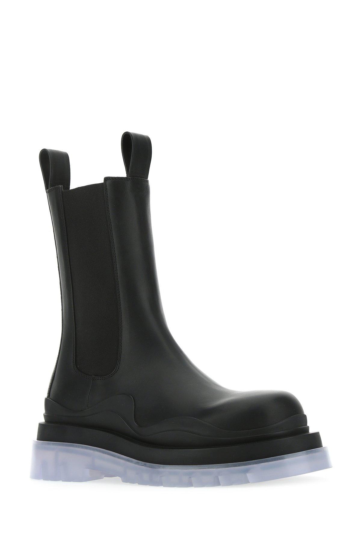 bottega veneta boots transparent